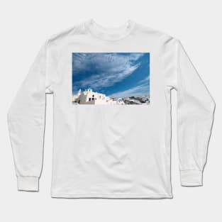 Santorini Blue Long Sleeve T-Shirt